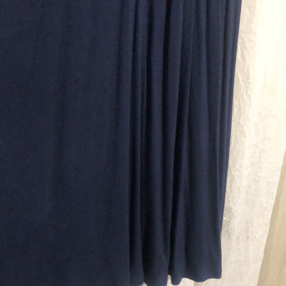 Navy Blue Racerback Dress - Picture 3 of 3